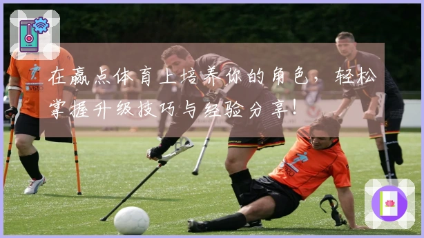 在赢点体育上培养你的角色，轻松掌握升级技巧与经验分享！